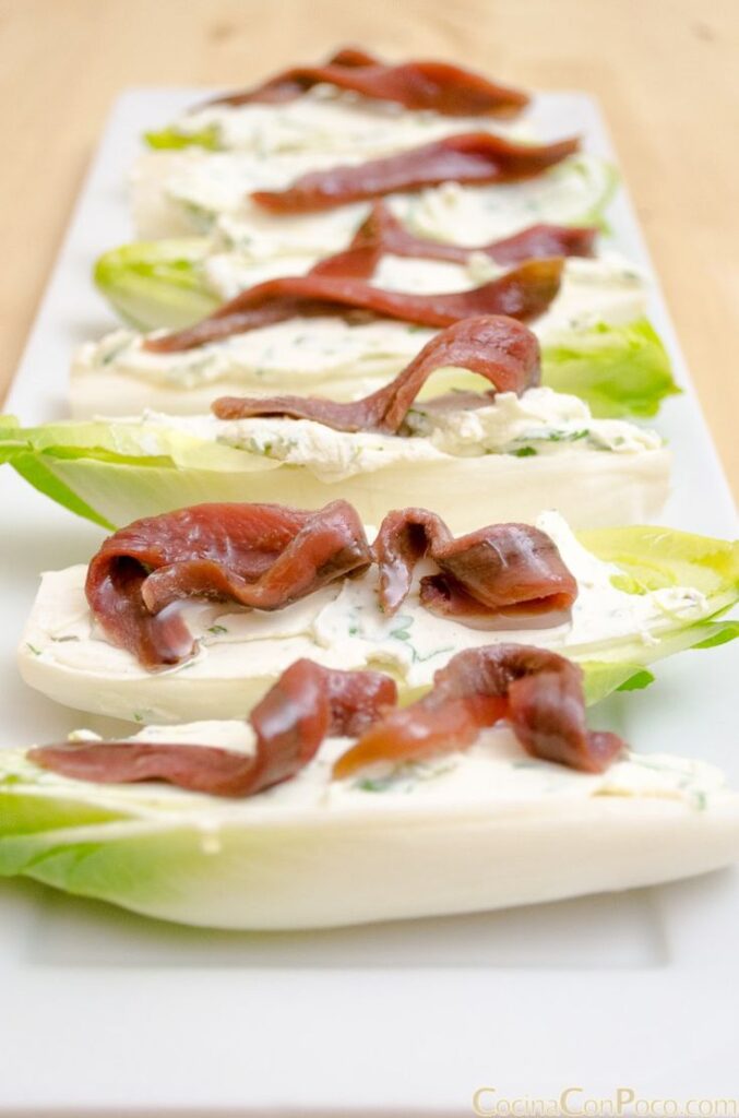 Recetas: endibias con anchoas